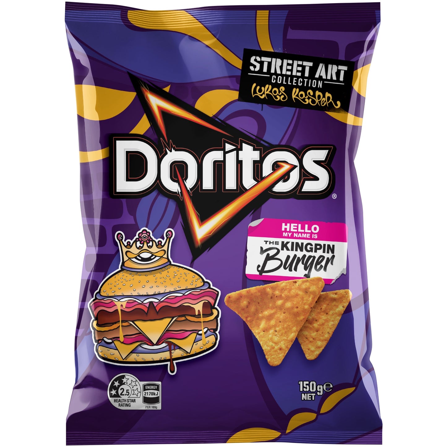 DORITOS KingPin Burger - 150g (BOX OF 24)