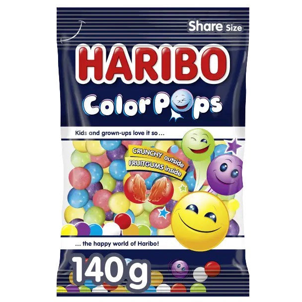 HARIBO Color Pops - 140g (BOX OF 14)