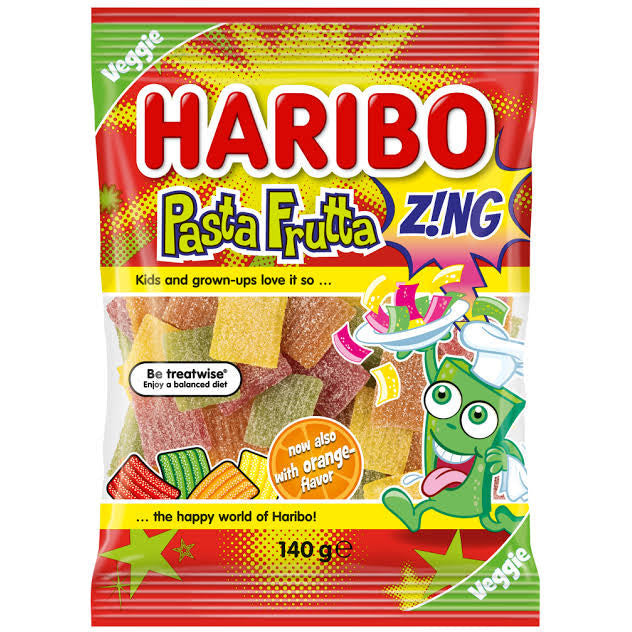 HARIBO Pasta Frutta - 140g (BOX OF 14)