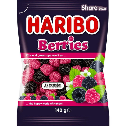 HARIBO Berries - 140g (BOX OF 14)