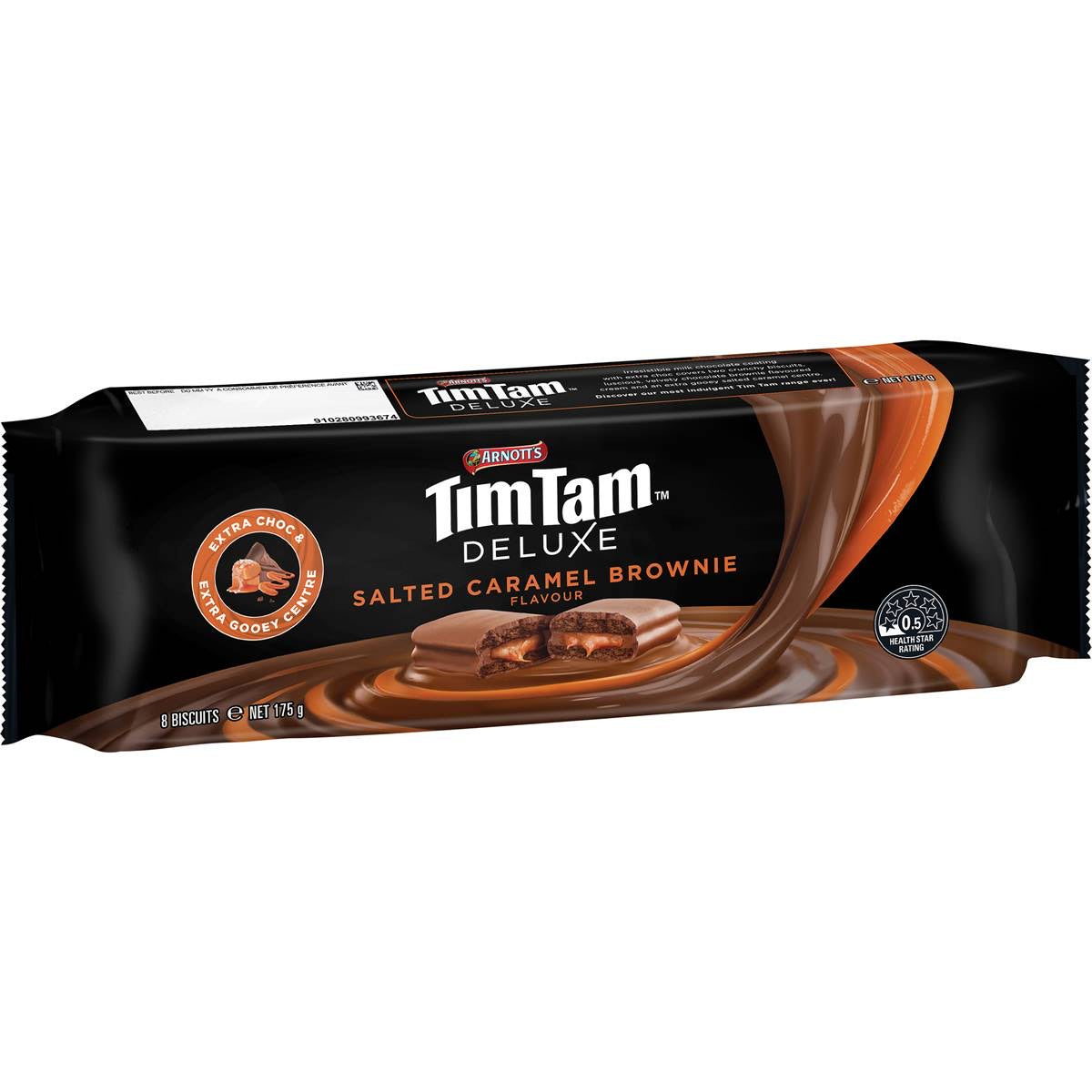 TIMTAM Deluxe Salted Caramel Brownie - 175g (BOX OF 12)