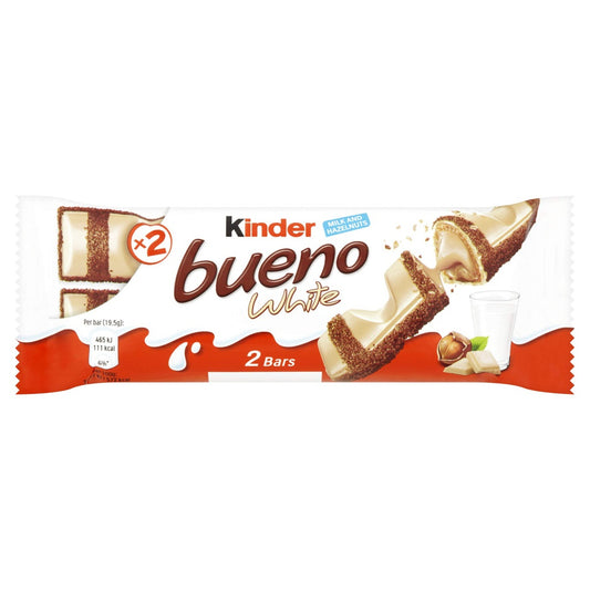 KINDER Bueno White - 39g (BOX OF 30)