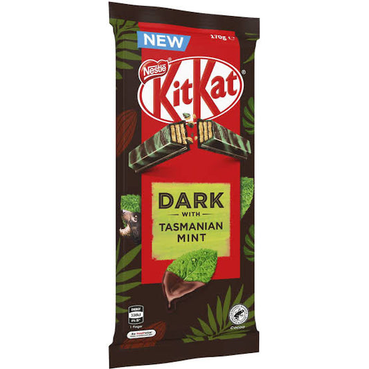 KITKAT Dark Chocolate With Tasmanian Mint - 170g (BOX OF 12)