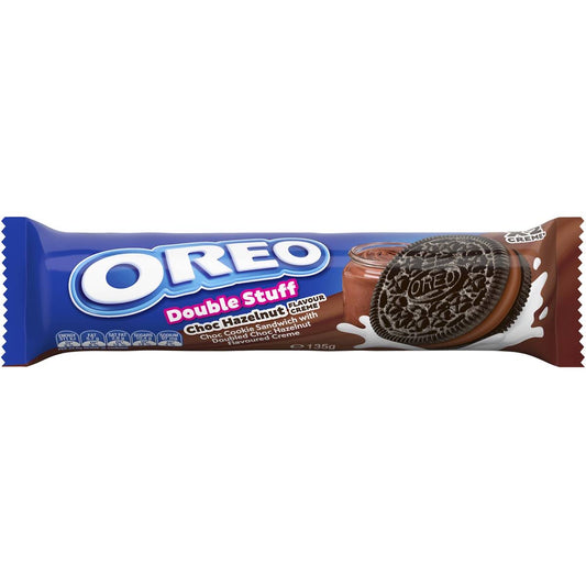 OREO Double Stuffed Chocolate Hazelnut - 135g (BOX OF 20)