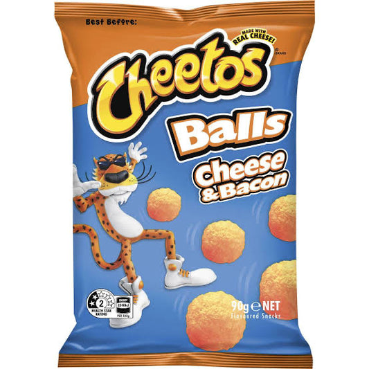 CHEETOS Cheese & Bacon Balls - 90g (BOX OF 17)