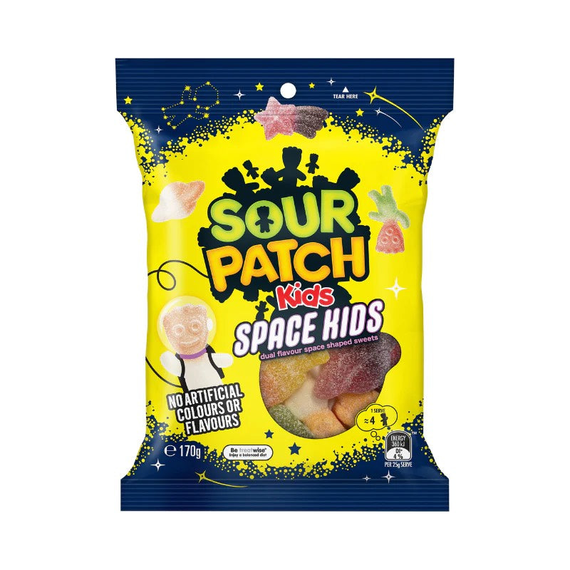 SOUR PATCH KIDS Space Kids - 170g (BOX OF 12)