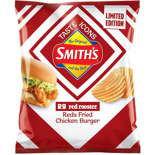 SMITH'S X RED ROOSTER Red's Fried Chicken Burger - 80g (BOX OF 21)