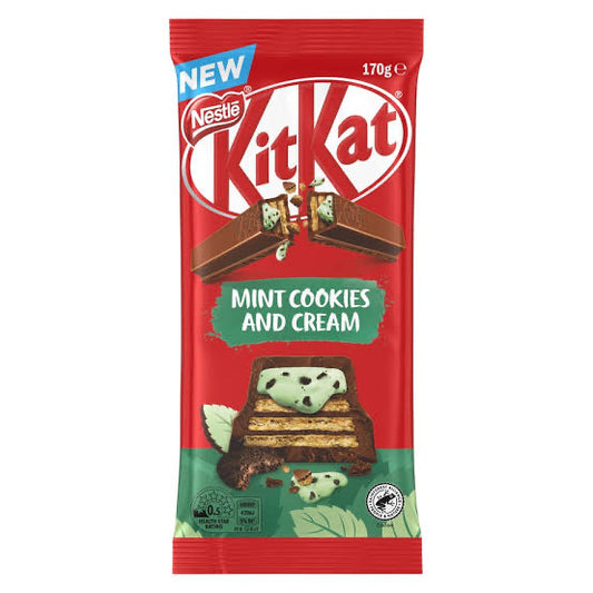 KITKAT Mint Cookies & Cream - 170g (BOX OF 13)