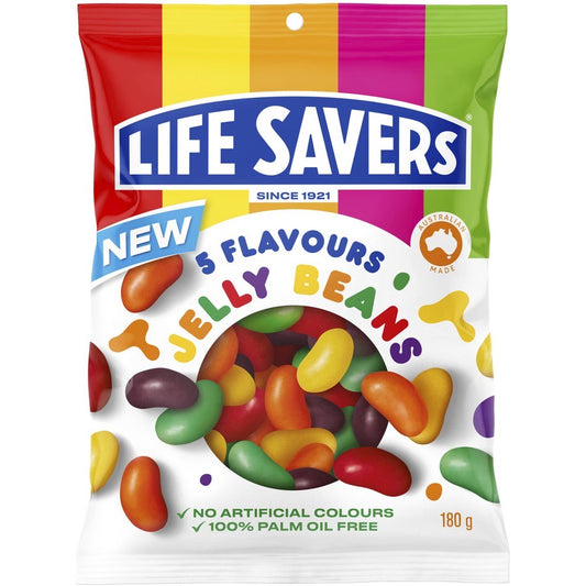 LIFESAVERS Jelly Beans - 180g (BOX OF 12)