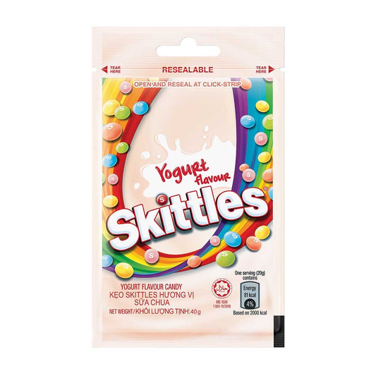 SKITTLES Yoghurt Pouch - 40g (BOX OF 36)