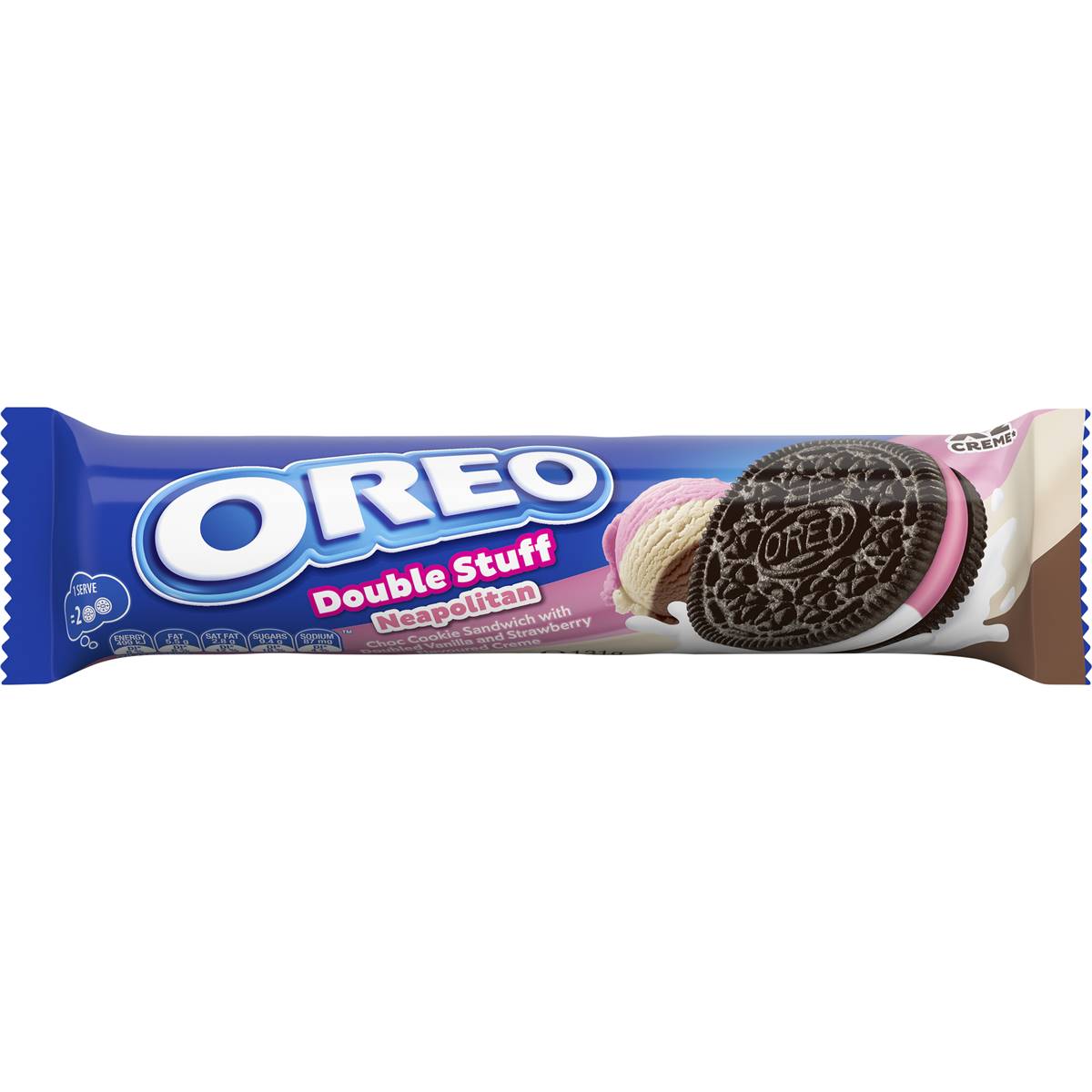 OREO Double Stuffed Neapolitan - 135g (BOX OF 20)