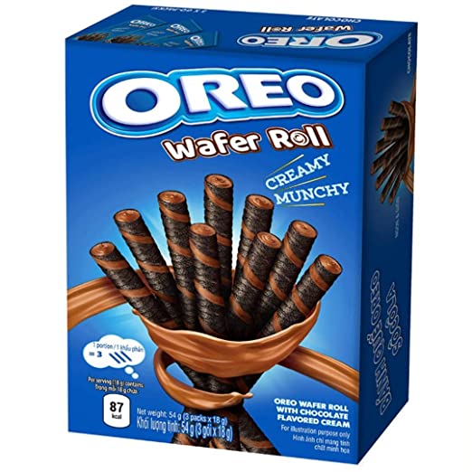 OREO Chocolate Wafer Rolls - 54g (BOX OF 25)