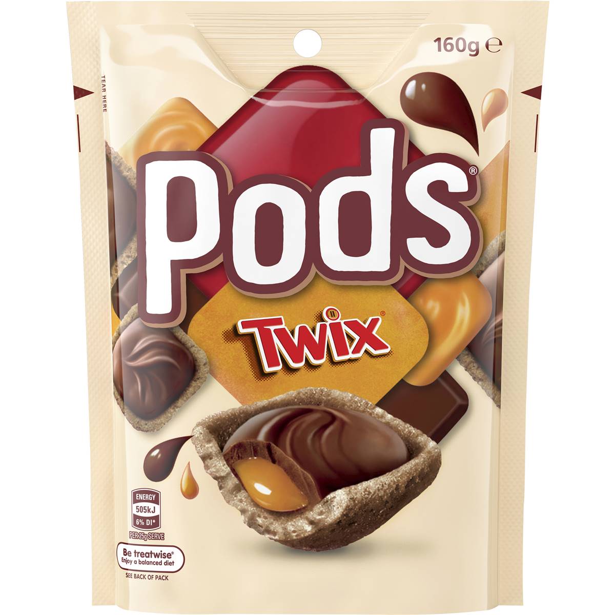 PODS Twix - 160g (BOX OF 15)